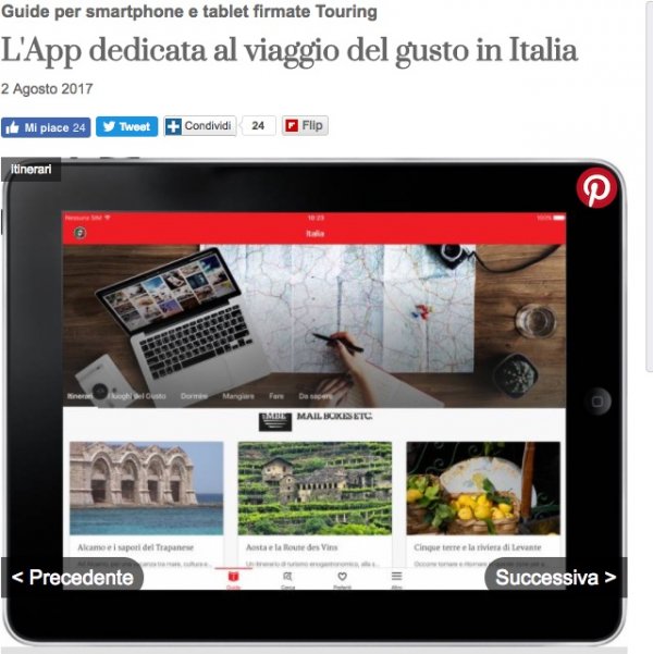 App Il Viaggio del Gusto